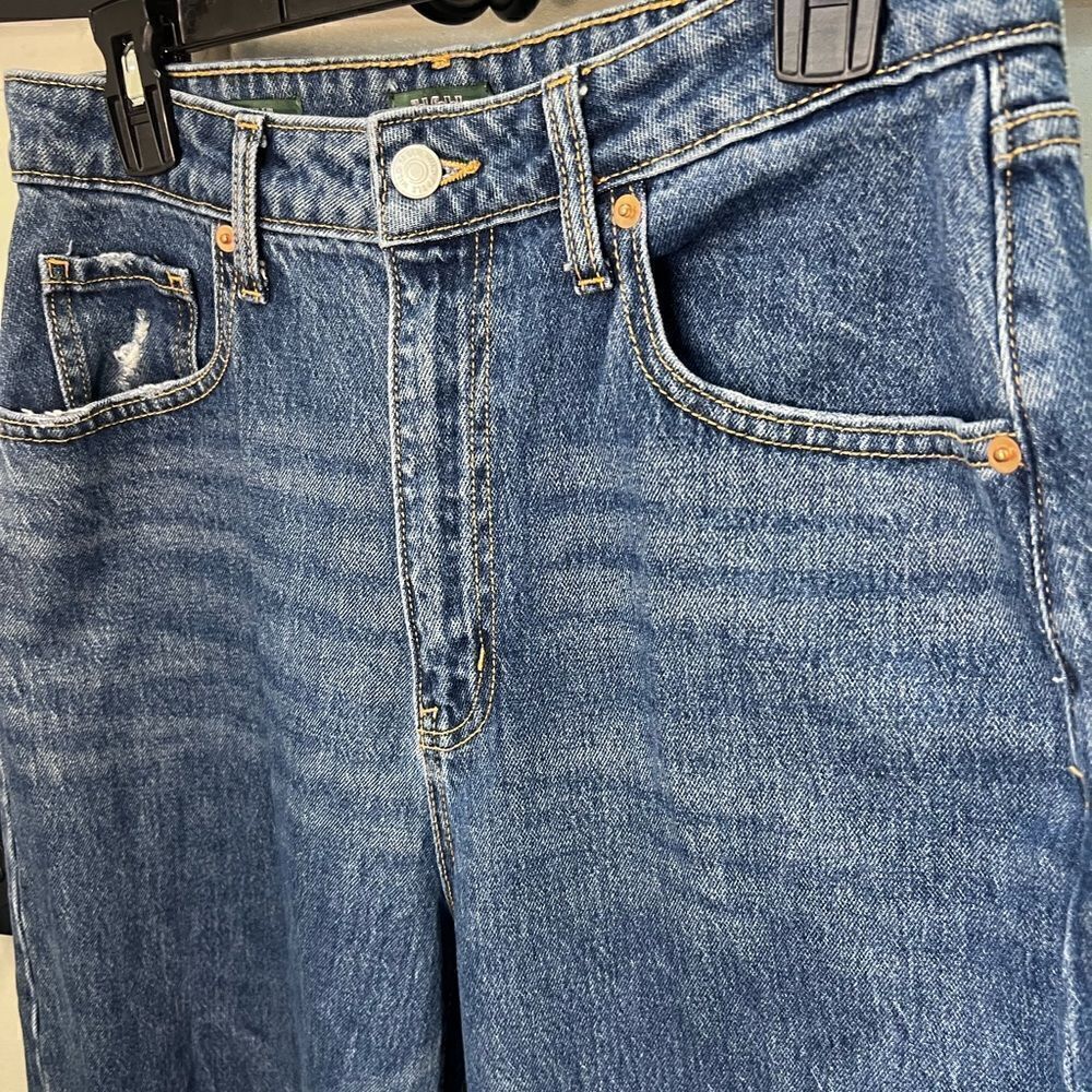 Wild fable highest rise baggy jeans distressed medium wash size 29/8 - Picture 8 of 16